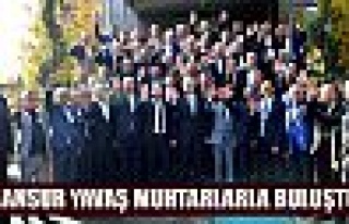 Mansur Yavaş muhtarlarla buluştu