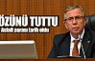 Mansur Yavaş sözünü tuttu