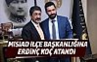 MİSİAD İlçe Başkanlığına Erdinç Koç atandı