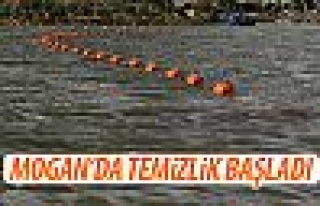 Mogan Parkı'nın temizliğine Atatürk Sahil Parkı'ndan...