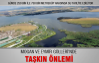 Mogan ve Eymir'de taşkın önlemi