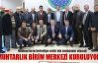 Muhtarlık birim merkezi kuruluyor