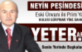 NEYİN PEŞİNDESİN?