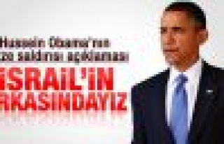 Obama'dan İsrail'e destek açıklaması