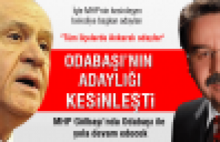 Odabaşı yeniden aday......