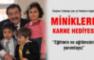 Odabaşı'ndan miniklere karne hediyesi