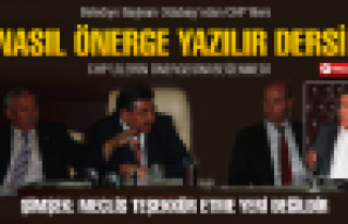 Odabaşı'ndan önerge dersi!