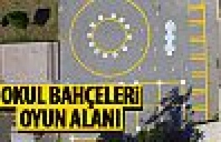 Okul bahçeleri oyun alanı