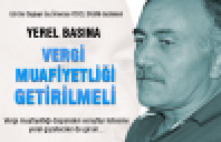 Ömercan'dan yerel basına destek veren açıklama...