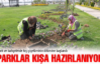 Parklar kışa hazırlanıyor