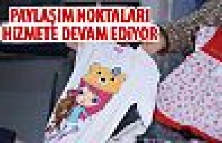 Paylaşım noktaları hizmette