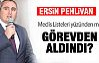 Pehlivan, listeler yüzünden mi görevden alındı?