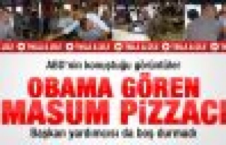 Pizzacı Obama'yı böyle kucakladı - Video