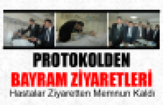 Protokolden Bayram Ziyaretleri