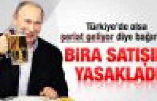 Putin geceleri bira satışını yasakladı