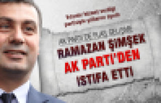 Ramazan Şimşek Ak Parti'den istifa etti