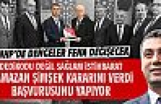 Ramazan Şimşek başvurusunu yapacak