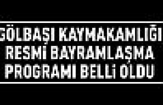 Resmi bayramlaşma programı belli oldu