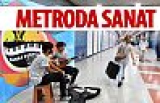 Sanat ve sanatçıların yeni mekanı metrolar