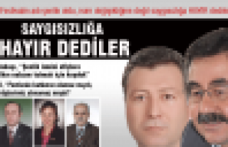 Saygısızlığa HAYIR dediler