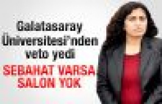 Sebahat Tuncel Galatasaray Üniversitesi kampüsünü...