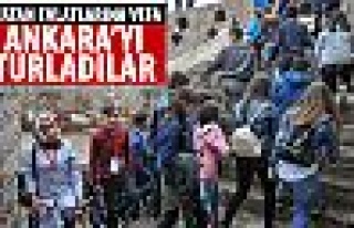 Şehit ve gazi çocuklarına Ankara turu