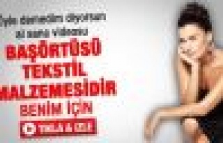 Şevval Sam: Başörtüsü tekstil malzemesidir -...