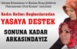 Sonuna kadar arkasındayız