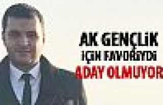 Teceren aday olmuyor