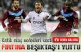 Trabzonspor Beşiktaş'ı 2-1 mağlup etti - Galeri...