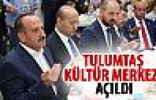 Tulumtaş Kültür Merkezi açıldı