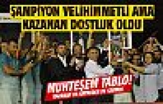  Turnuvanın şampiyonu Velihimmetlispor