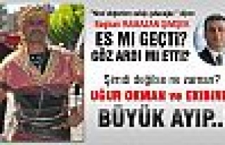 Uğur Okman ve ekibine büyük ayıp..!