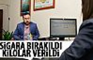 Uzmanlar destek verdi 20 personel sigara bıraktı