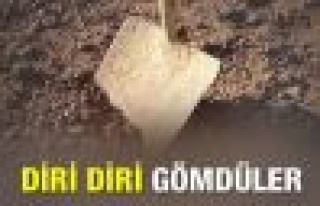 Yaşlı kadını diri diri gömdüler