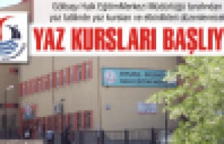 Yaz kursları Başlıyor