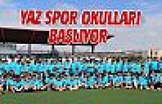 Yaz spor okulları başlıyor