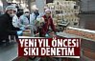 Zabıta yeni yıl öncesi denetimde