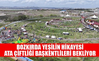 BOZKIRDA YEŞİLİN HİKAYESİ: ATA ÇİFTLİĞİ BAŞKENTLİLERİ BEKLİYOR