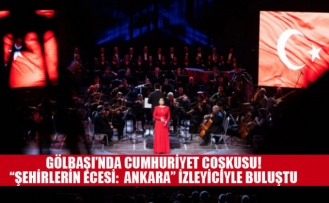 GÖLBAŞI’NDA CUMHURİYET COŞKUSU! “ŞEHİRLERİN ECESİ: ANKARA” İZLEYİCİYLE BULUŞTU