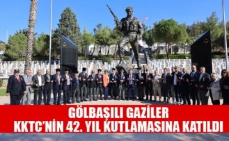 ODABAŞI, GAZİLERLE KKTC’NİN 42. YIL KUTLAMASINA KATILDI