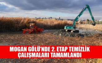MOGAN GÖLÜ’NDE 2. ETAP TEMİZLİK ÇALIŞMALARI TAMAMLANDI