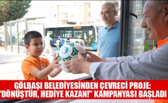 GÖLBAŞI BELEDİYESİNDEN ÇEVRECİ PROJE