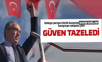 CHP Gölbaşı’nda Nazım Sağlam Güven Tazeledi