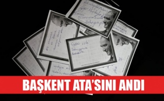 BAŞKENT ÇEŞİTLİ ETKİNLİKLERLE ATA’SINI ANDI