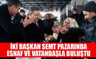 YAKUP ODABAŞI SEMT PAZARINDA ESNAF VE VATANDAŞLA BULUŞTU