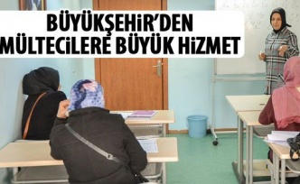 Büyükşehir'den mülteci çocuklara ve annelere hizmet