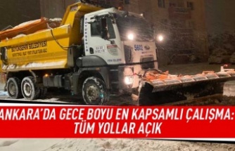 Ankara'da gece boyu en kapsamlı çalışma: tüm yollar açık
