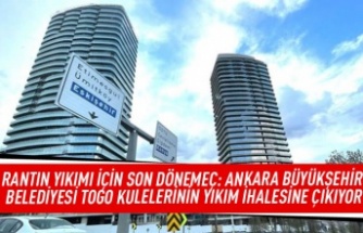 Ankara Büyükşehir Belediyesi TOGO Kulelerinin yıkım ihalesine çıkarıyor