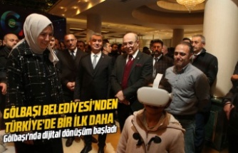 Gölbaşı Belediyesi'nden Türkiye'de  bir ilk daha